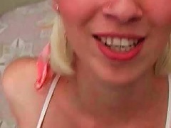 Anna Is One Of Those Teen Girls That Are Open To Just About Anything Sexually. So Her Boyfriend Decided To Fuck Her With A Candle, A Ladle And Of Cour